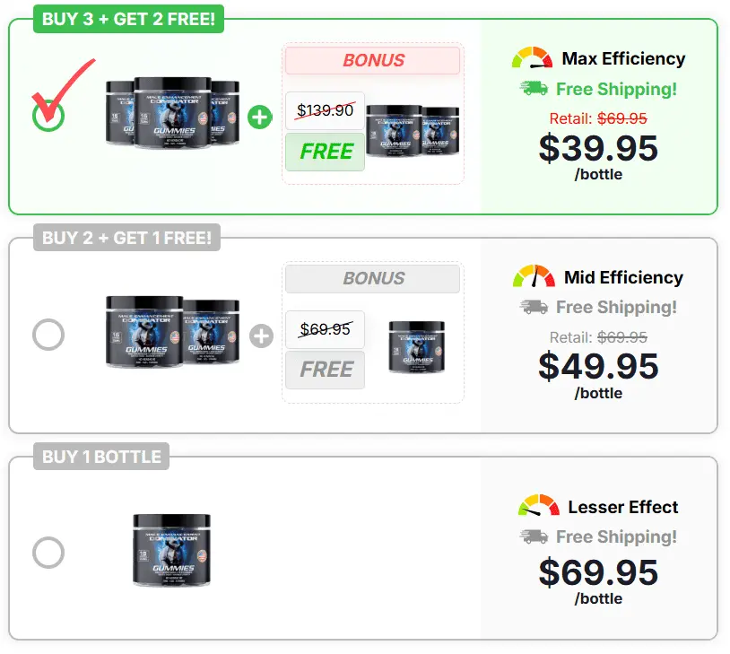 Dominator Gummies Australia Pricing 